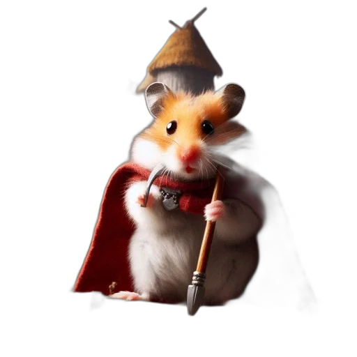 staff, hat, animal, crown transparent PNG cut-out
