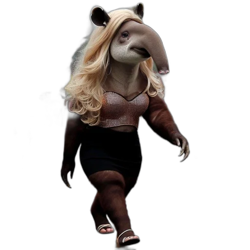 creature, animal, mask, dress transparent PNG cut-out
