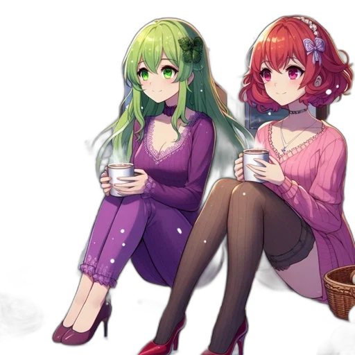 dress, anime, pixel art, concept art transparent PNG cut-out