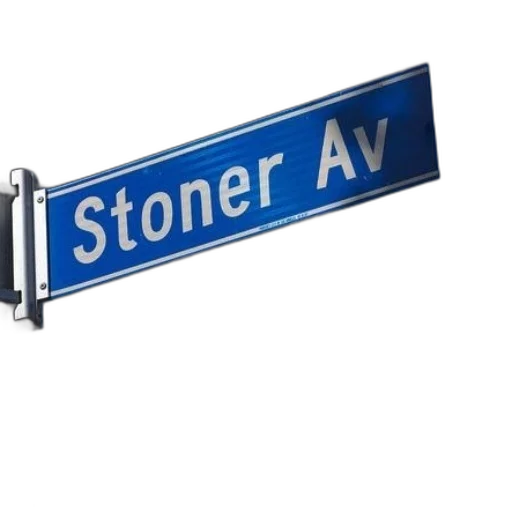 3d render, city street, blue, street transparent PNG cut-out
