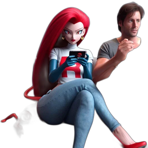 dress, concept art, comic book art, 3d render transparent PNG cut-out
