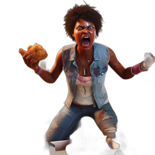 food, jacket, creature, face transparent PNG cut-out