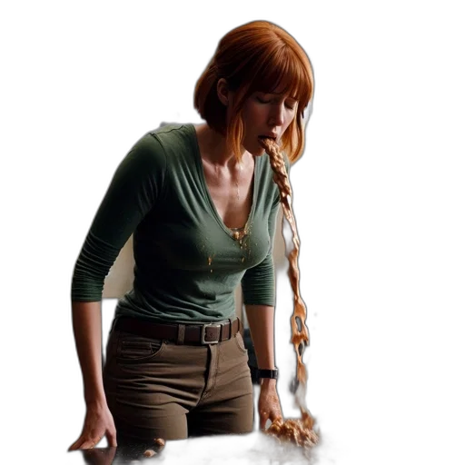 jacket, staff, jewelry, weapon transparent PNG cut-out