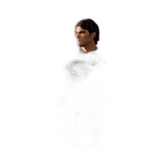 staff, face, creature, hair transparent PNG cut-out