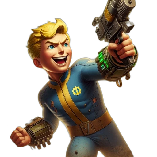 weapon, staff, face, robot transparent PNG cut-out