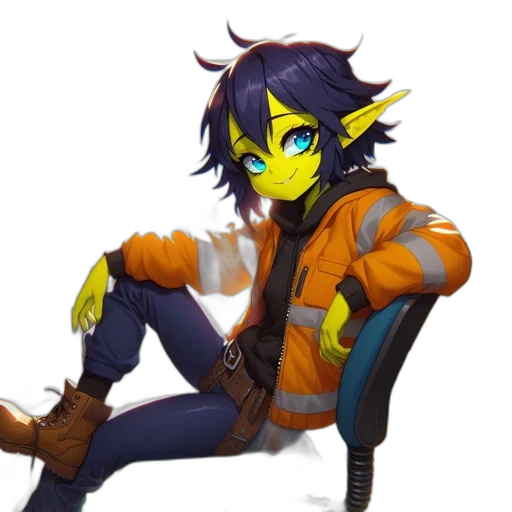 staff, jacket, mask, creature transparent PNG cut-out