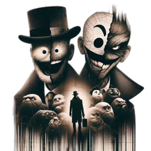 mask, concept art, comic book art, cartoon transparent PNG cut-out