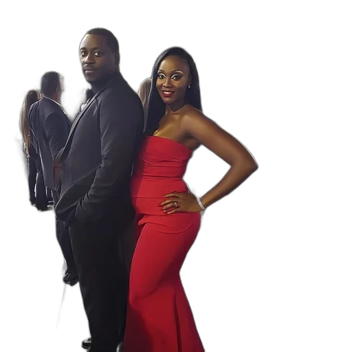 dress, night, man, woman transparent PNG cut-out