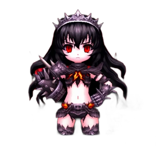 crown, robot, weapon, pixel art transparent PNG cut-out