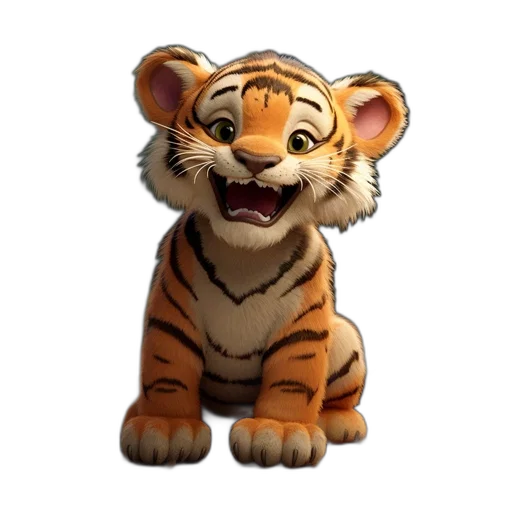 animal, creature, 3d render, concept art transparent PNG cut-out