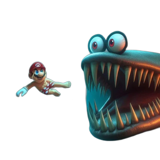 creature, mask, animal, concept art transparent PNG cut-out