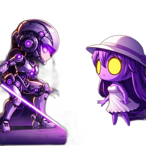 robot, concept art, pixel art, fantasy art transparent PNG cut-out