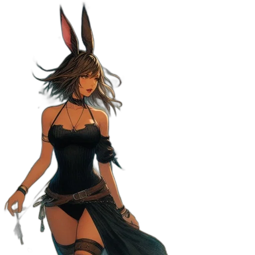dress, staff, fantasy art, concept art transparent PNG cut-out