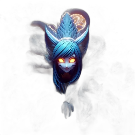 dragon, mask, staff, creature transparent PNG cut-out