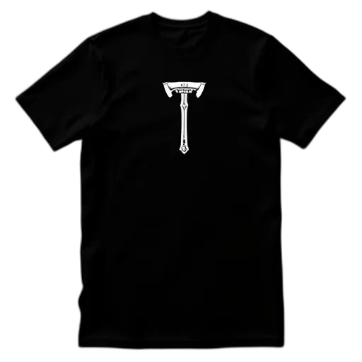 black, shirt, white, razor transparent PNG cut-out