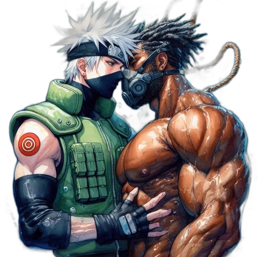mask, comic book art, concept art, anime transparent PNG cut-out