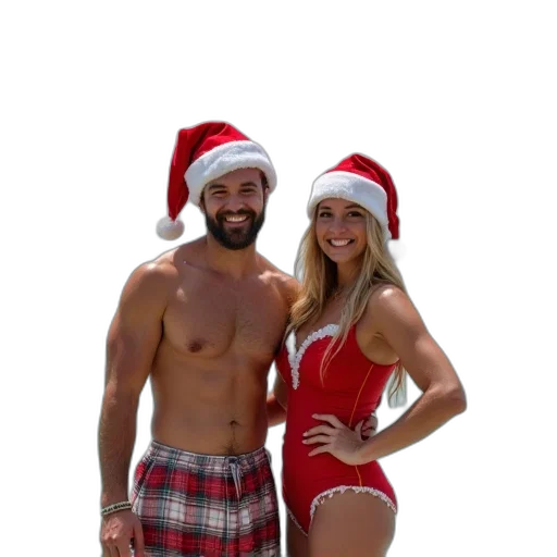 holiday, characters, posing, front transparent PNG cut-out