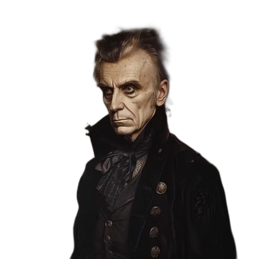 face, jacket, staff, mask transparent PNG cut-out