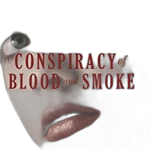 concept art, conspiracy, blood, smoke transparent PNG cut-out