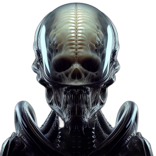 face, robot, mask, creature transparent PNG cut-out
