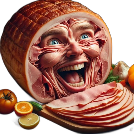 food, face, mask, creature transparent PNG cut-out