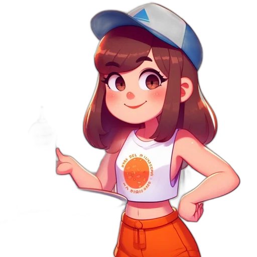 hat, dress, staff, face transparent PNG cut-out