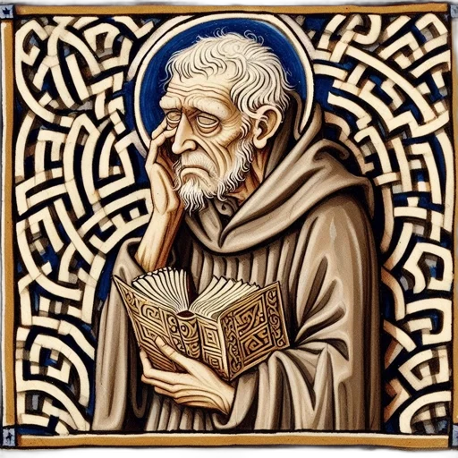 elderly, figure, presumably, scholar transparent PNG cut-out