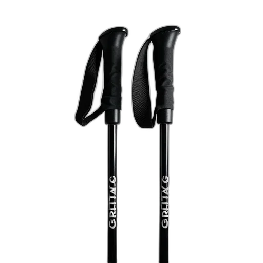 staff, weapon, pair, black transparent PNG cut-out
