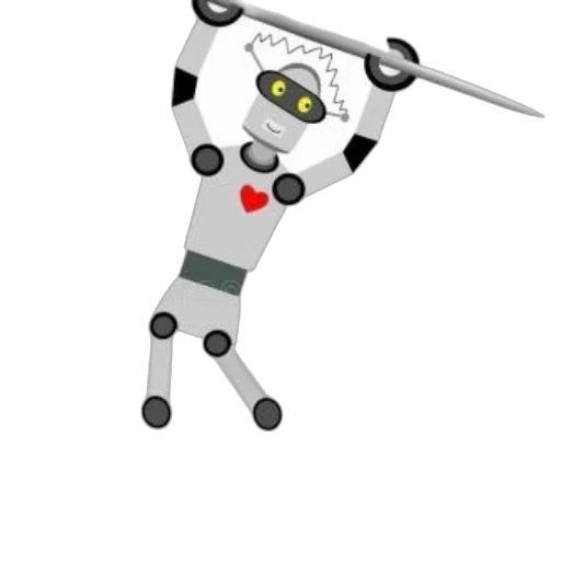 robot, staff, weapon, animal transparent PNG cut-out