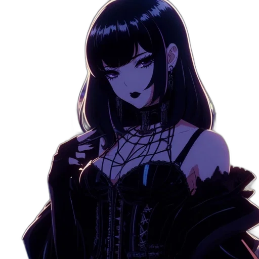 dress, staff, weapon, crown transparent PNG cut-out