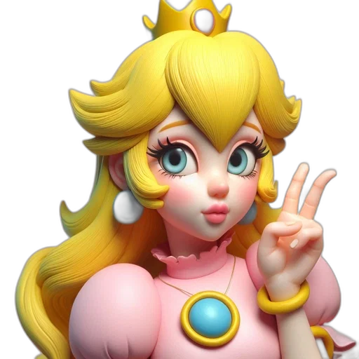 crown, dress, 3d render, concept art transparent PNG cut-out