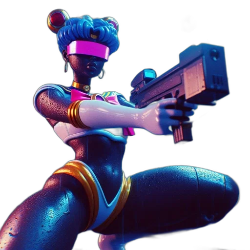 weapon, robot, staff, concept art transparent PNG cut-out