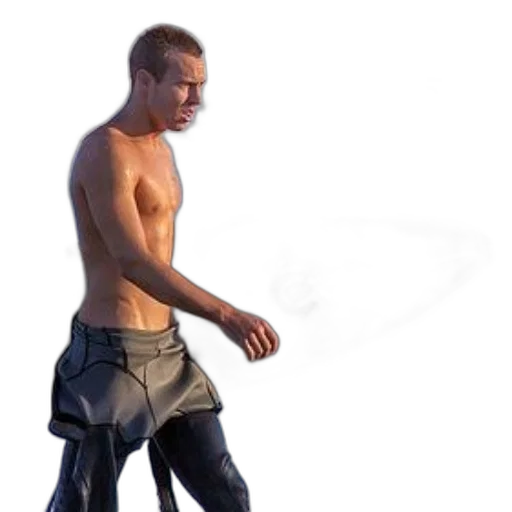 jacket, staff, concept art, photorealistic transparent PNG cut-out