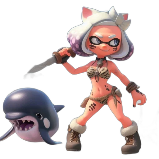 weapon, animal, staff, creature transparent PNG cut-out