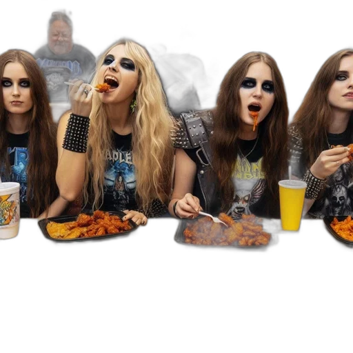 food, concept art, four, individuals transparent PNG cut-out