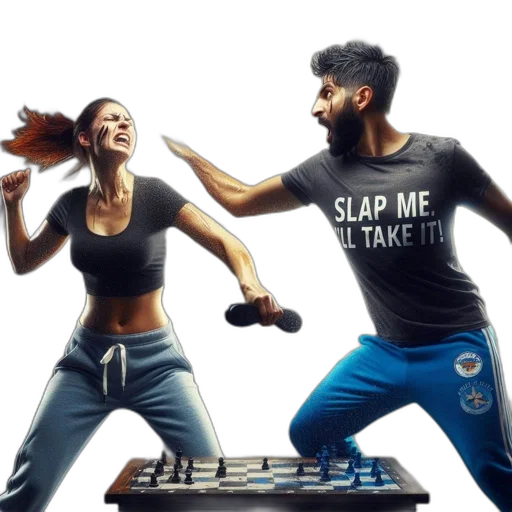 two, individuals, play, game transparent PNG cut-out