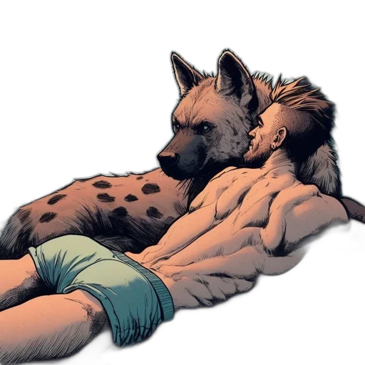animal, creature, comic book art, concept art transparent PNG cut-out