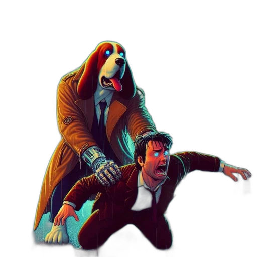 creature, jacket, animal, mask transparent PNG cut-out