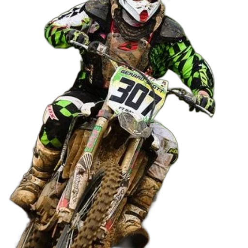 animal, photorealistic, motocross, rider transparent PNG cut-out