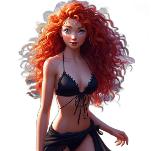 dress, hair, fantasy art, concept art transparent PNG cut-out