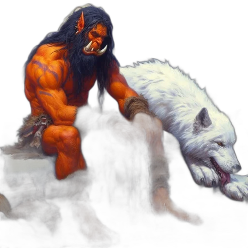 animal, concept art, fantasy art, comic book art transparent PNG cut-out