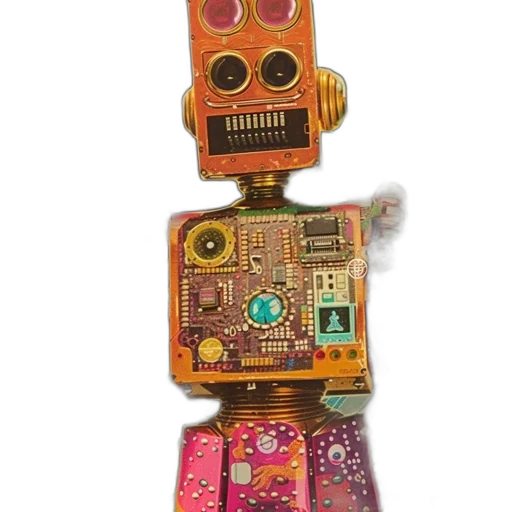 robot, staff, dress, animal transparent PNG cut-out