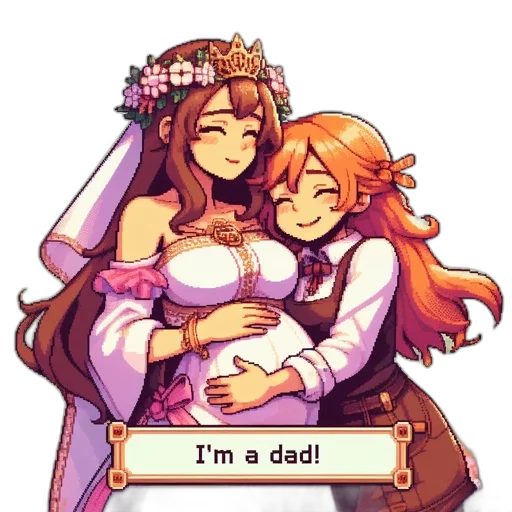 crown, pixel art, concept art, anime transparent PNG cut-out