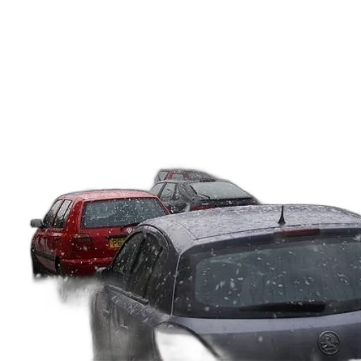 car, umbrella, photorealistic, 3d render transparent PNG cut-out