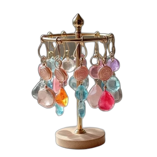 jewelry, crown, pastel, rotating transparent PNG cut-out
