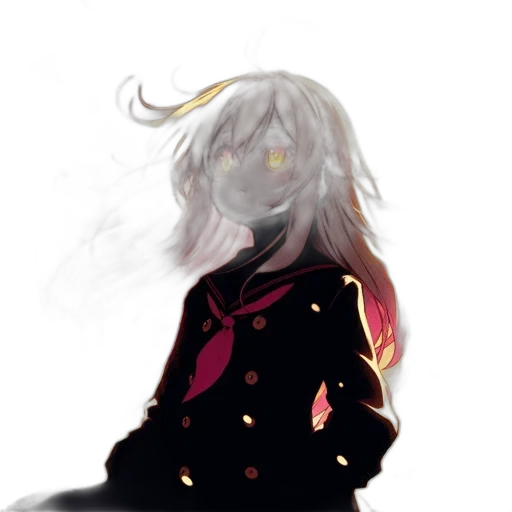 mask, jacket, creature, staff transparent PNG cut-out
