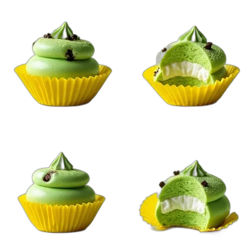 food, hat, 3d render, photorealistic transparent PNG cut-out
