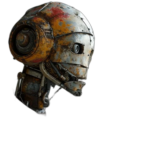 robot, mask, face, weapon transparent PNG cut-out