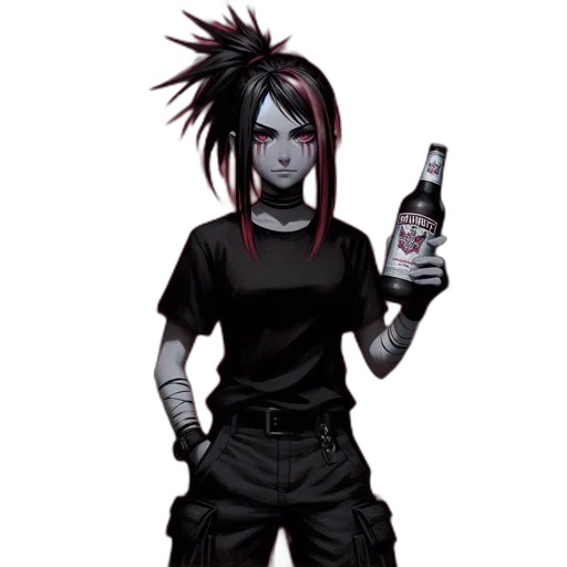 staff, weapon, jacket, concept art transparent PNG cut-out
