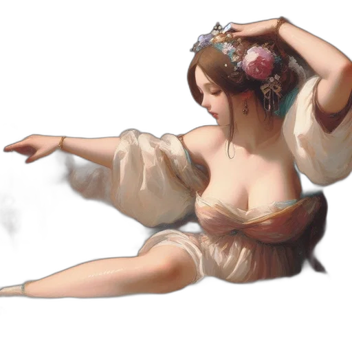 dress, crown, jewelry, concept art transparent PNG cut-out